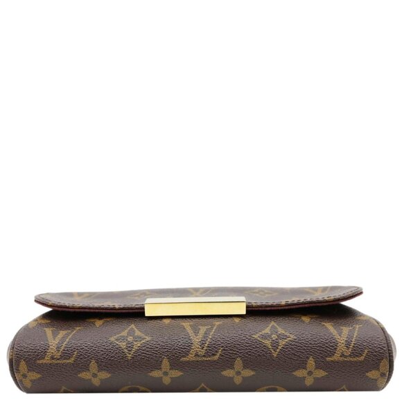 Louis Vuitton  Favorite PM Monogram Canvas Shoulder Bag Brown - Picture 6 of 16